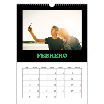 Calendarios A3 — Tipo divertido [Febrero]
