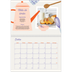 Calendario personalizado doble A4 — Año en recetas [Enero]