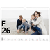 Calendario A3 horizontal — Estilo de letra [Febrero]