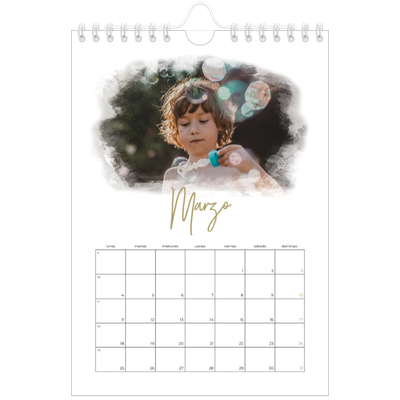 Calendario personalizado A5 — Efectos fotográficos [Marzo]