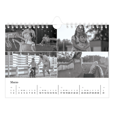 Calendario personalizado A5 — Enfoque [Marzo]