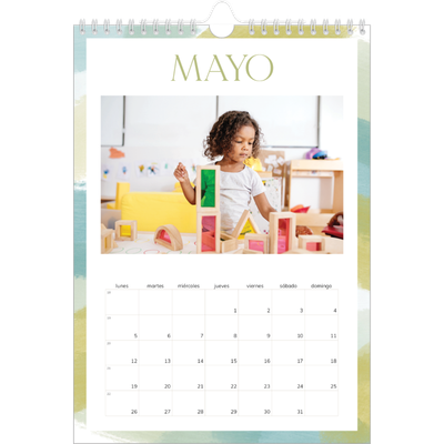 Calendario personalizado A4 — Efecto pincel [portada]