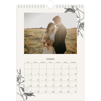 Calendario personalizado A4 — Tinta y hiedra