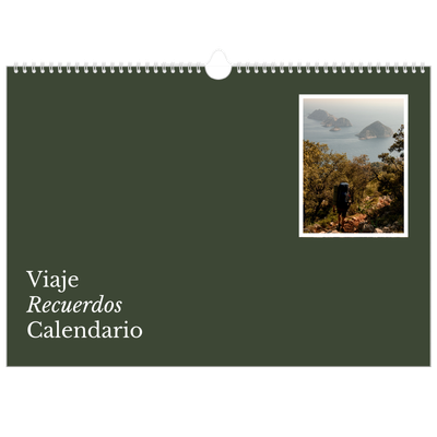 Calendario A3 horizontal — Tierra editorial [portada]