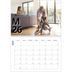 Calendario personalizado doble A4 — Estilo de letra [Marzo]