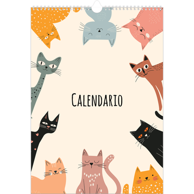 Calendarios A3 — Gatos y garabatos [portada]