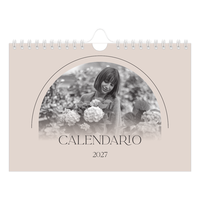 Calendario personalizado A5 — Botánica sencilla [portada]