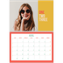 Calendario personalizado doble A4 — Brillante y bonito [Abril]