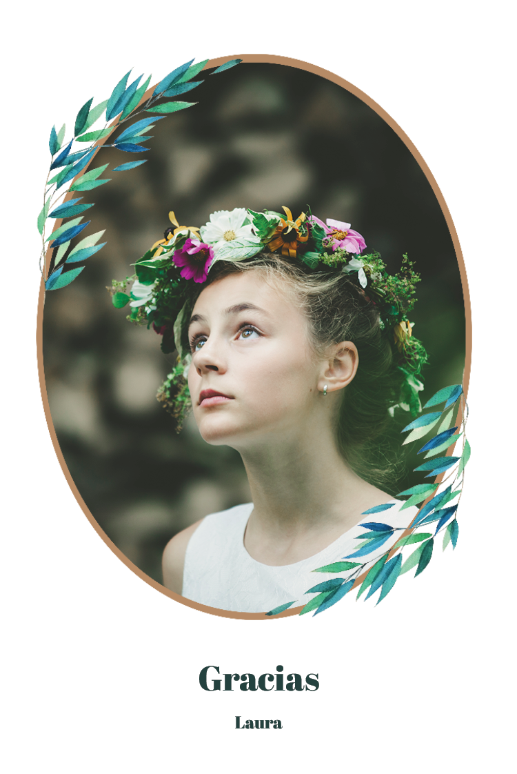 Tarjetas de agradecimiento — Acuarela De Eucalipto