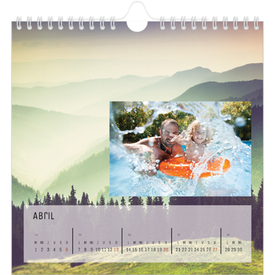 Calendarios Cuadrados — De vuelta a la naturaleza [Abril]