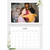 Calendario personalizado doble A4 — Salpicado floral [Abril]