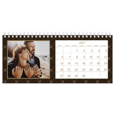 Calendarios de mesa — Vintage monocromo [Abril]