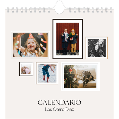 Calendarios Cuadrados — Galería de fotos de pared [portada]