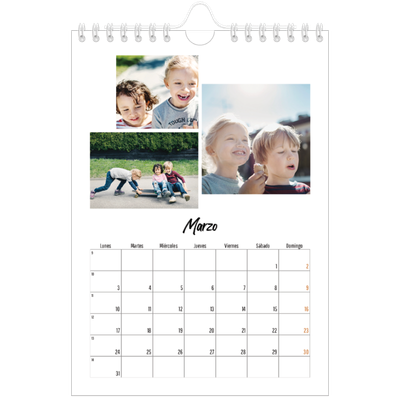 Calendario personalizado A5 — Este(a) soy yo [Marzo]