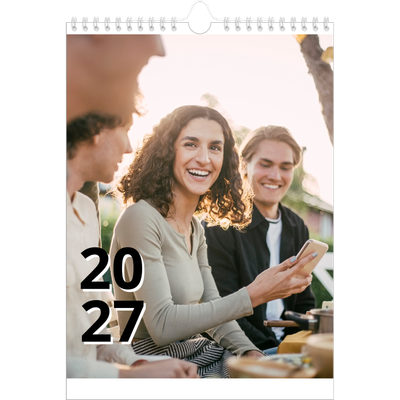 Calendario personalizado A4 — Estilo de letra [portada]