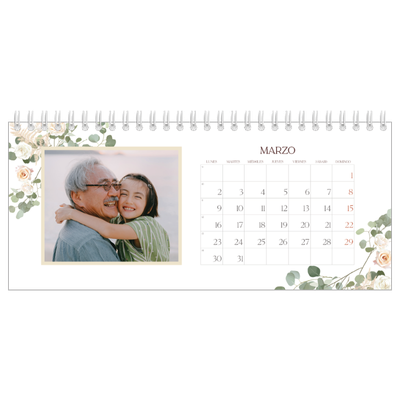 Calendarios de mesa — Boho [Marzo]