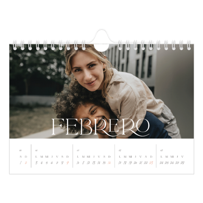 Calendario personalizado A5 — Más grandioso que la vida [Febrero]
