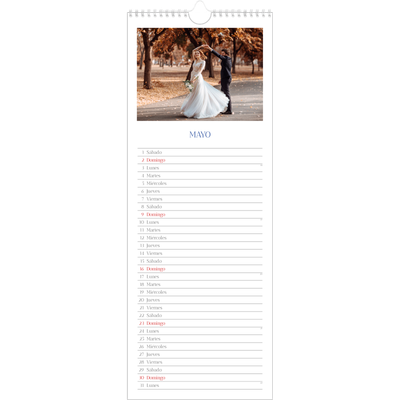 Calendario de cocina  — Clásico cobalto [Mayo]
