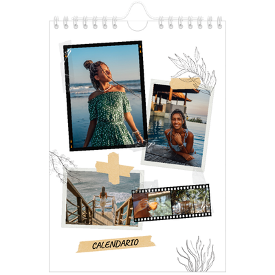 Calendario personalizado A5 — Scrapbook con estilo [portada]