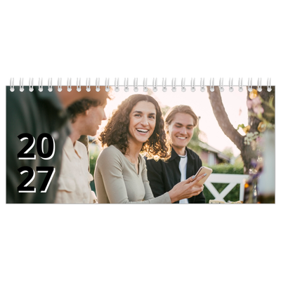 Calendarios de mesa — Estilo de letra [portada]