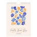 Calendario personalizado A5 — Coral minimalista [portada]