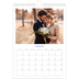 Calendario personalizado A4 — Clásico cobalto [Febrero]