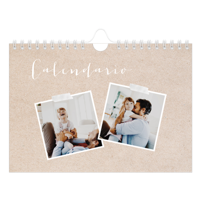 Calendario personalizado A5 — Calendario scrapbook [portada]
