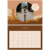 Calendario personalizado doble A4 — Montañas neutrales [Abril]