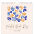 Calendarios Cuadrados — Coral minimalista [portada]