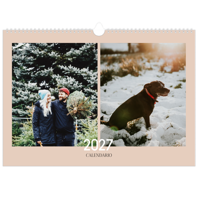 Calendario A3 horizontal — Texto superpuesto [portada]
