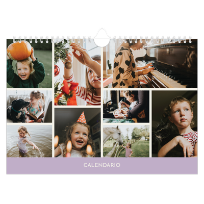 Calendario A4 horizontal — Capítulos pastel [portada]