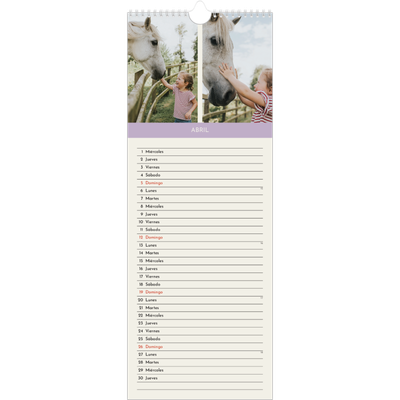 Calendario de cocina  — Capítulos pastel [Abril]