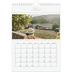 Calendario personalizado A4 — Banner de texto dorado [Abril]