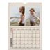 Calendario personalizado A4 — Efecto de sello craft [Febrero]