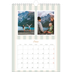 Calendario personalizado A4 — Letras y rayas [Enero]