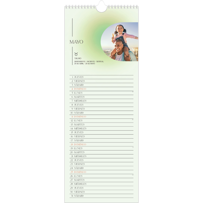 Calendario de cocina  — Degradado astrológico [portada]