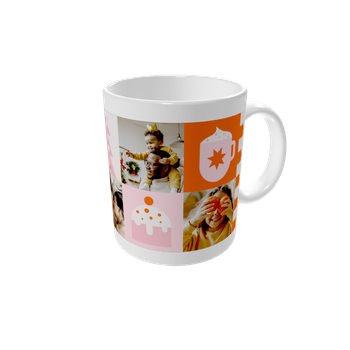 Tazas personalizadas — Collage navideño
