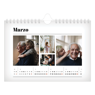 Calendario personalizado A5 — Recién salido del horno [Marzo]
