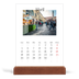 Calendario de mesa con base de madera - vertical  — Mi diario de viaje [Abril]
