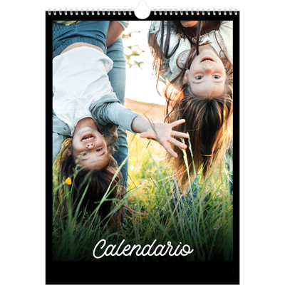 Calendarios A3 — Negro minimalista [portada]