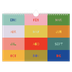 Calendario A4 horizontal — Divertido y colorido [portada]