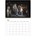 Calendario personalizado doble A4 — Margen negro [Enero]
