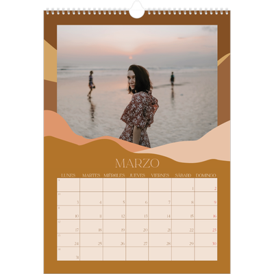 Calendarios A3 — Montañas neutrales [Marzo]