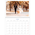 Calendario personalizado doble A4 — Clásico cobalto [Enero]