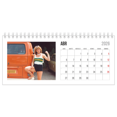 Calendarios de mesa — Texto abreviado [Abril]