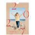 Calendario personalizado A5 — Toques de rojo [portada]