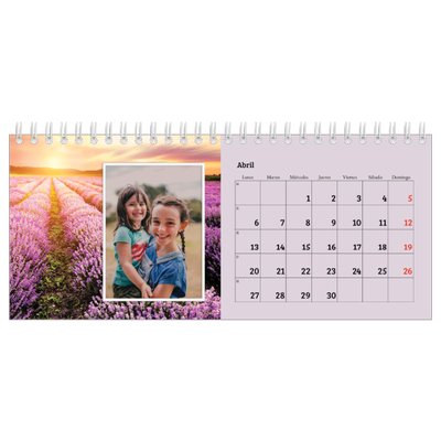 Calendarios de mesa — Cuatro estaciones [Abril]