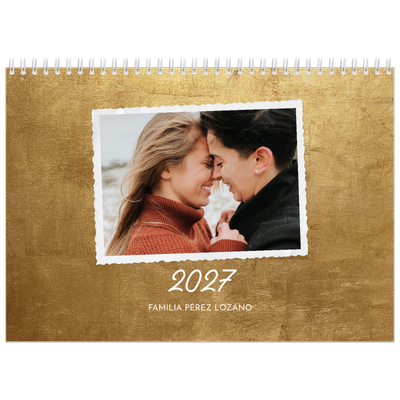 Calendario personalizado doble A4 — Colección de fotos [portada]