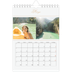 Calendario personalizado A5 — Banner de texto dorado [portada]