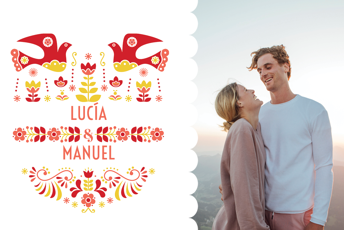 Invitaciones — Lovely love birds